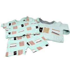 Monica + Andy S'mores Print Toddler Bundle Sweatshirt and Pajamas – Size 3T